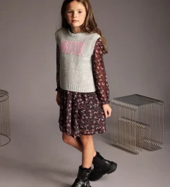 Creamie Vest - Strik - Slipover - Light Grey Melange