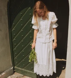 Designers Remix Skjorte - Velma Lace - Cream