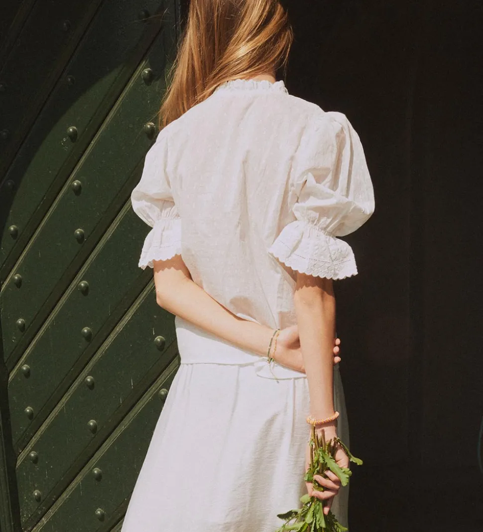 Designers Remix Skjorte - Velma Lace - Cream