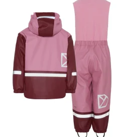 Didrikson Regntøj m. Fleece - Boardman - PU - Heather Pink