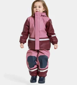 Didrikson Regntøj m. Fleece - Boardman - PU - Heather Pink