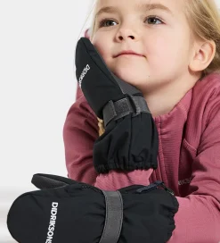 Didriksons Luffer m. Fleece - Biggles Zip - Sort m. Lynlås