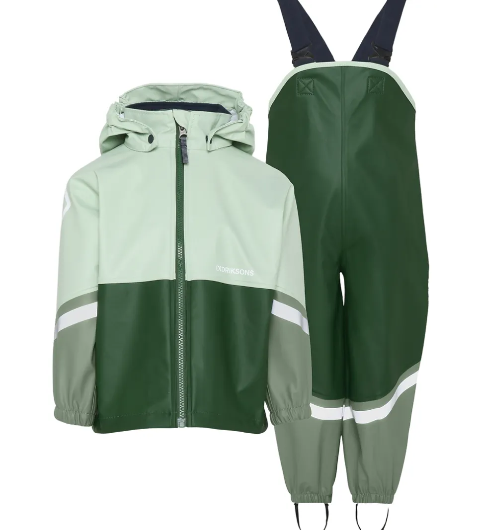Didriksons Regntøj m. Seler - Waterman - PU - Pine Green