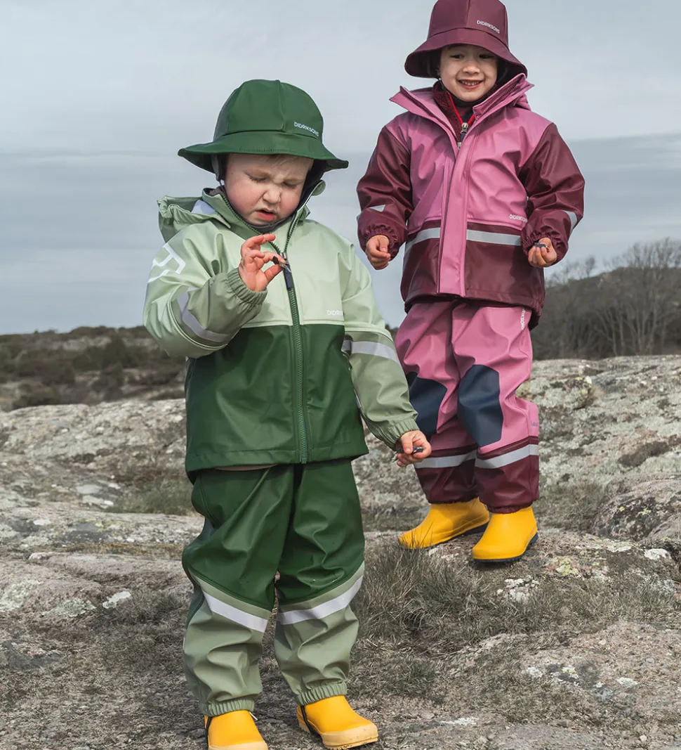 Didriksons Regntøj m. Seler - Waterman - PU - Pine Green