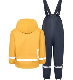 Didriksons Regntøj m. seler - PU - Slaskeman - Dark Pollen