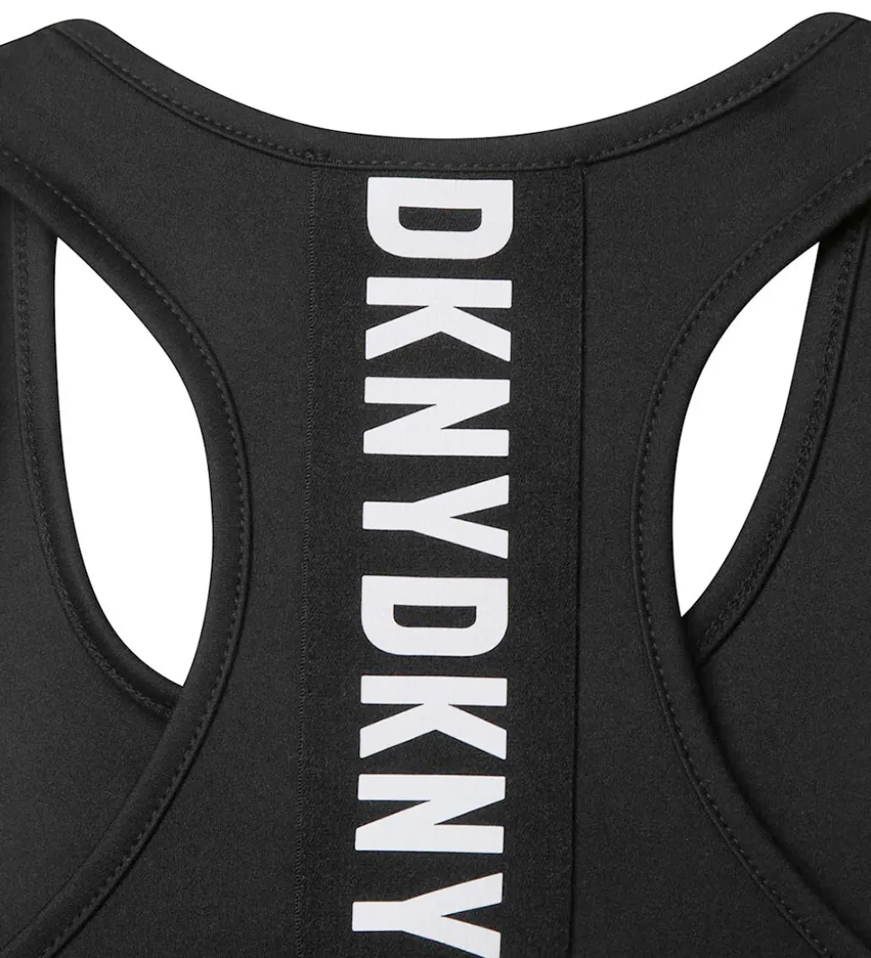 DKNY Top - Sort m. Logo