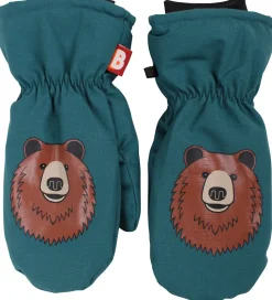 DYR-Cph Luffer m. Fleece - DYRPaw - DK Slate m. Brun Bjørn