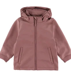 DYR-Cph Softshelljakke - Dyrevild - Dk Rose Beige Rød Panda