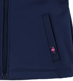 DYR-Cph Softshelljakke - Dyrevild - Navy m. Flamingo
