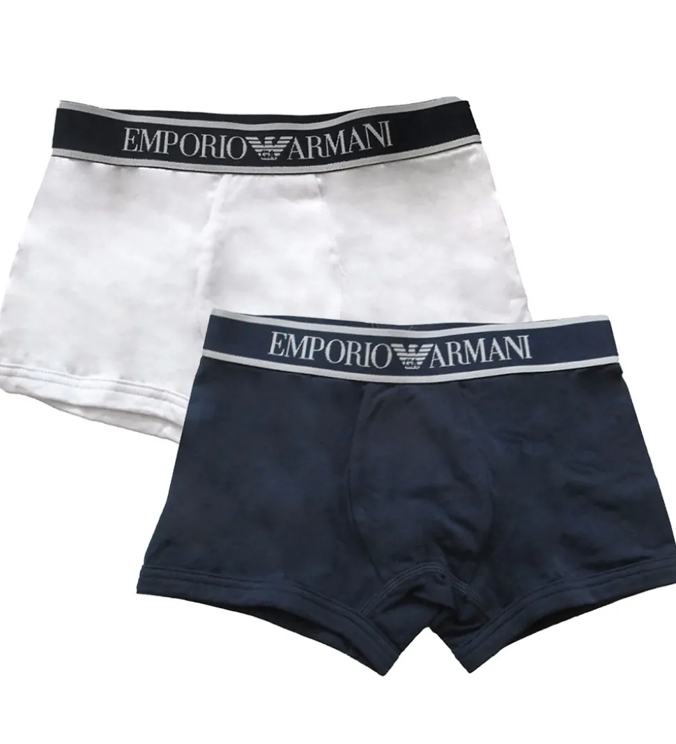 Emporio Armani Boxershorts - 2-pak - Hvid/Navy