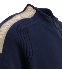 Emporio Armani Cardigan - Viskose/Uld - Naval Academy