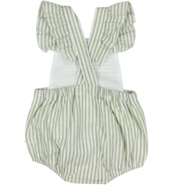 Emporio Armani Gaveæske - Sommerdragt/Nusseklud - Grøn/Hvidstrib