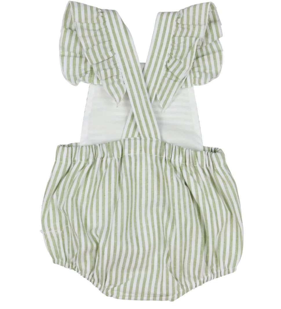 Emporio Armani Gaveæske - Sommerdragt/Nusseklud - Grøn/Hvidstrib