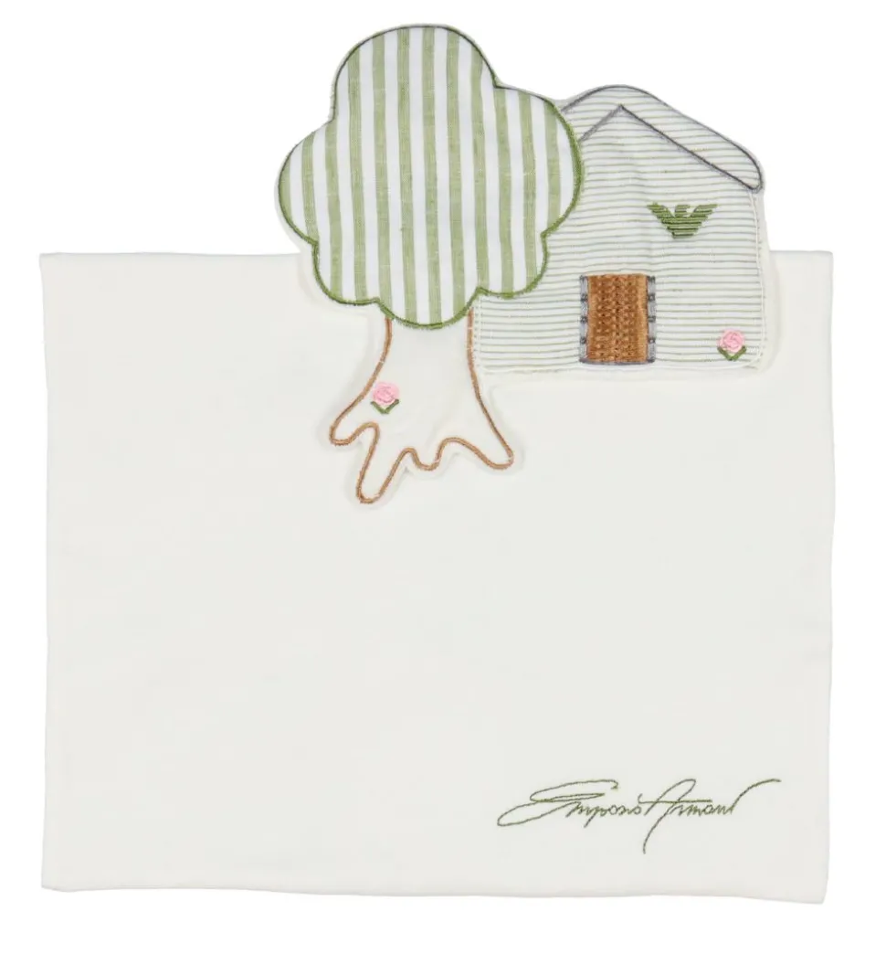 Emporio Armani Gaveæske - Sommerdragt/Nusseklud - Grøn/Hvidstrib