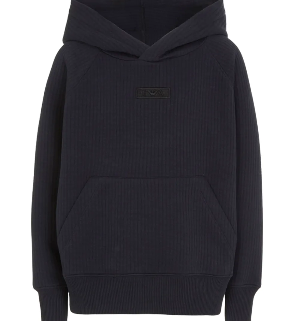 Emporio Armani Hættetrøje - Rib - Navy