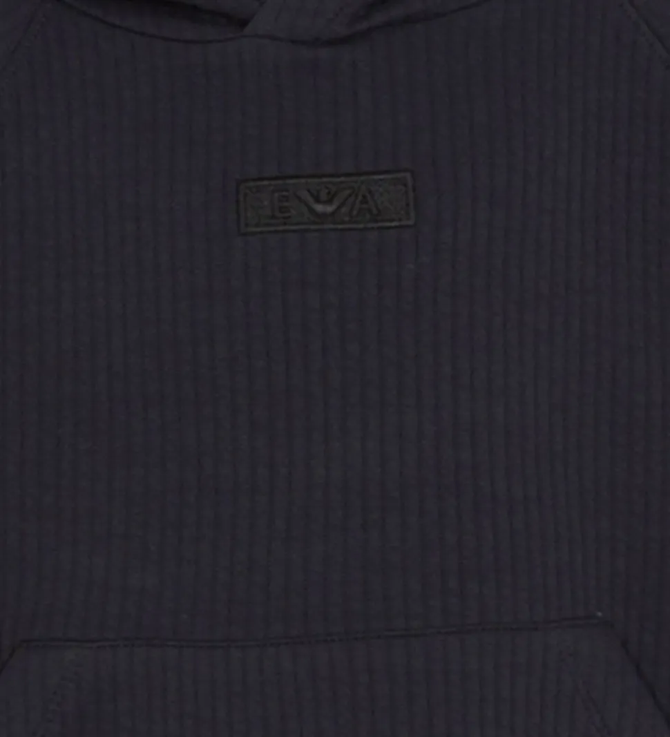 Emporio Armani Hættetrøje - Rib - Navy