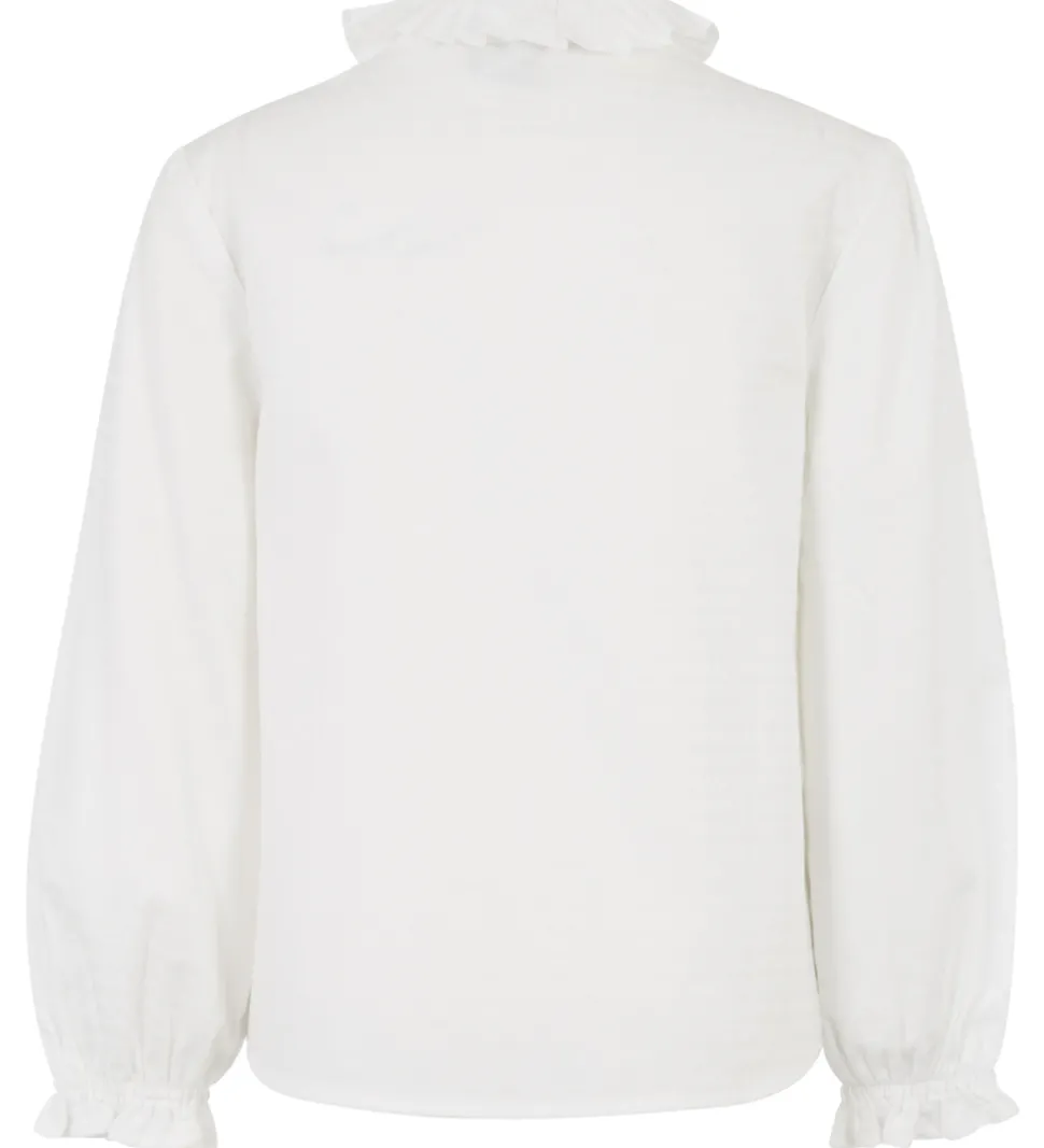 Emporio Armani Skjorte - Hvid m. Print