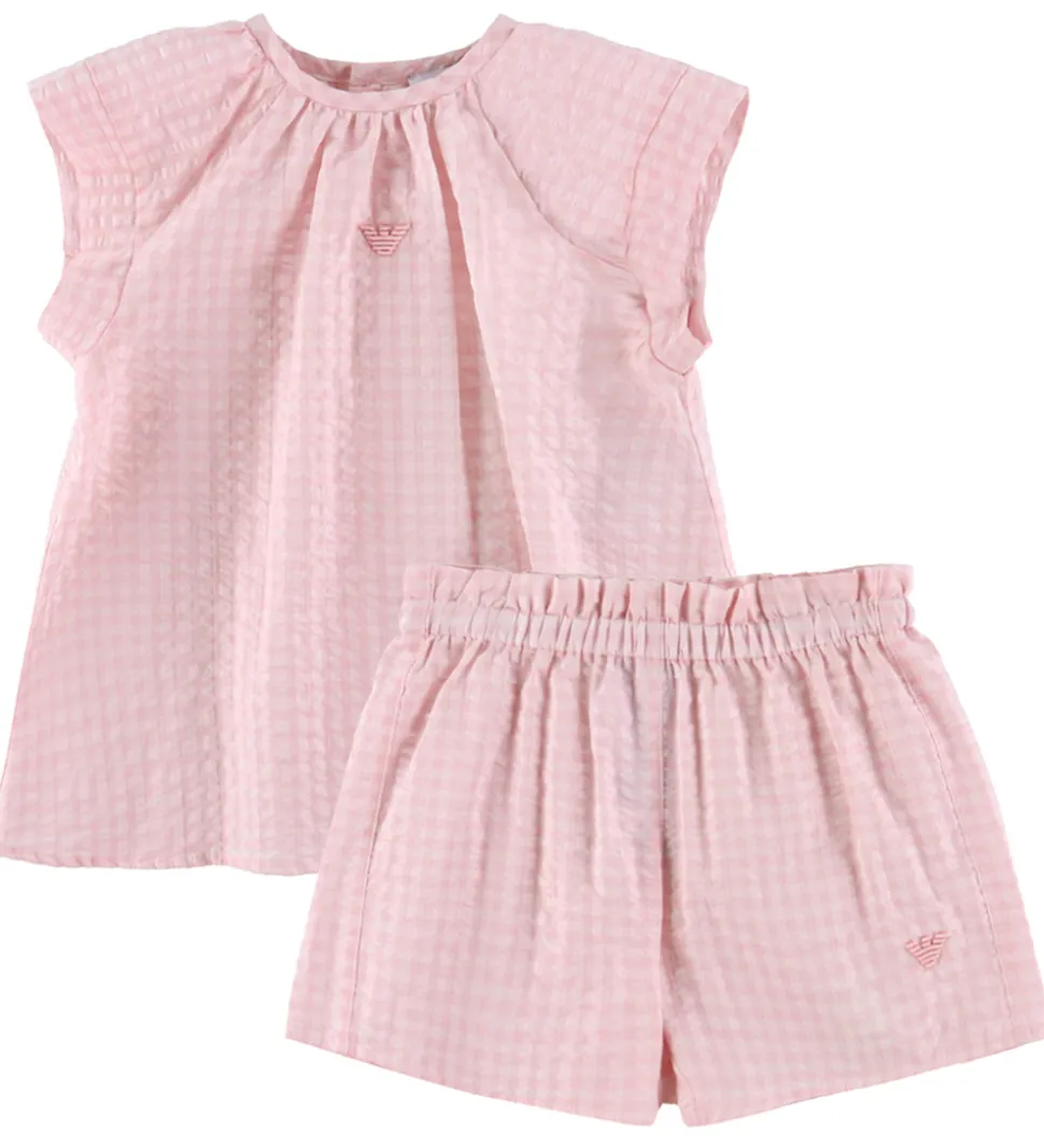 Emporio Armani Sommersæt - Pink Vichy