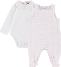 Emporio Armani Sparkedragt/Body l/æ - Hvid/Rosa m. Logoer