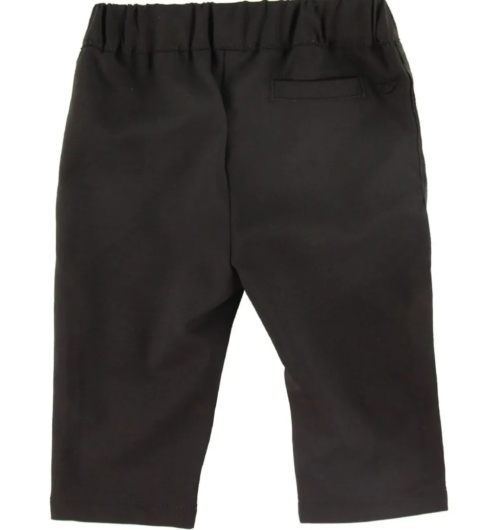 Emporio Armani Sæt - Skjorte/Vest/Bukser - Sort/Hvid