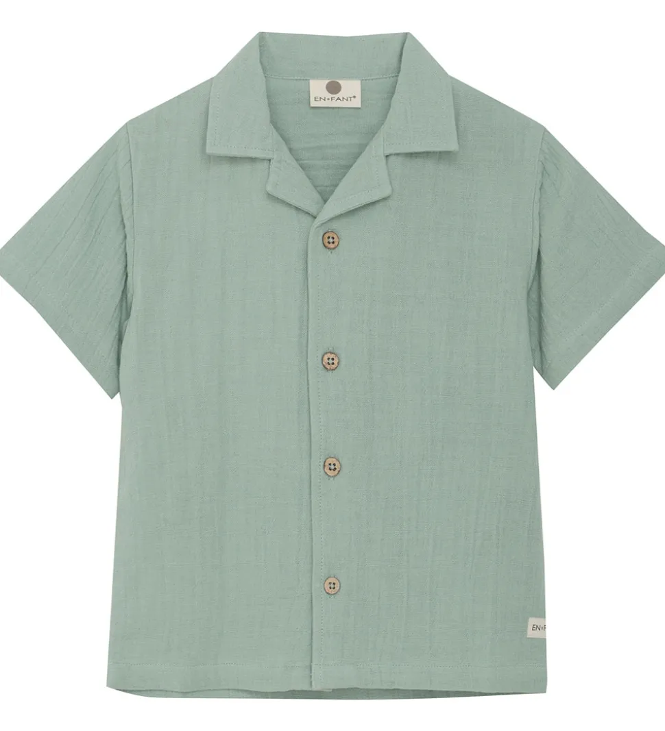 En Fant Skjorte - Musselin - Jadeite
