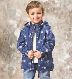 En Fant Sommerjakke - Vintage Indigo m. Luftballoner