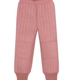 En Fant Termotøj - Old Rose m. Flæser/Glitter