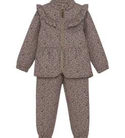 En Fant Termotøj - Quiltet - Fungi m. Blomster/Flæser