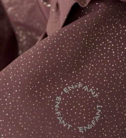 En Fant Vinterjakke - Rose Taupe m. Guldprikker/Flæser