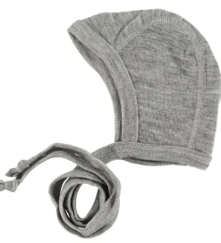 Engel Babyhjelm - Uld - Gråmeleret