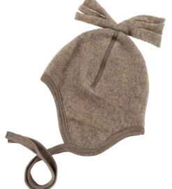 Engel Babyhjelm - Uld - Meleret Valnød