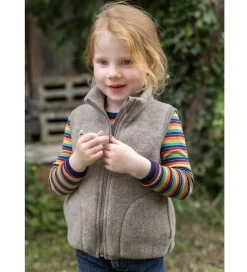 Engel Vest - Uld - Walnut Melange