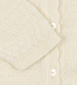 Fanga Fontana Cardigan - Strik - Venti Pointelle - Antique White