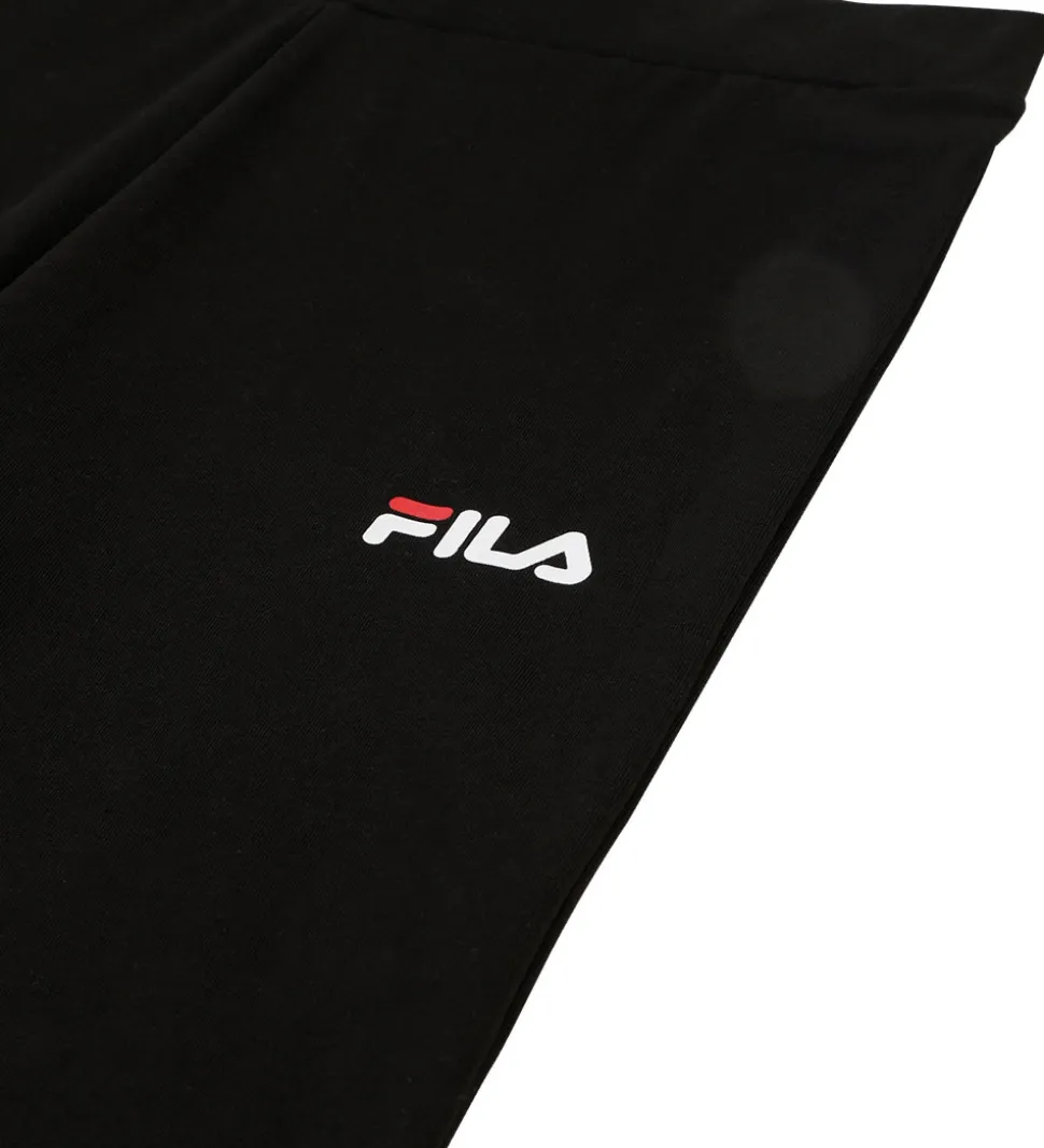 Fila Leggings - Mariette Flared - Sort m. Logo