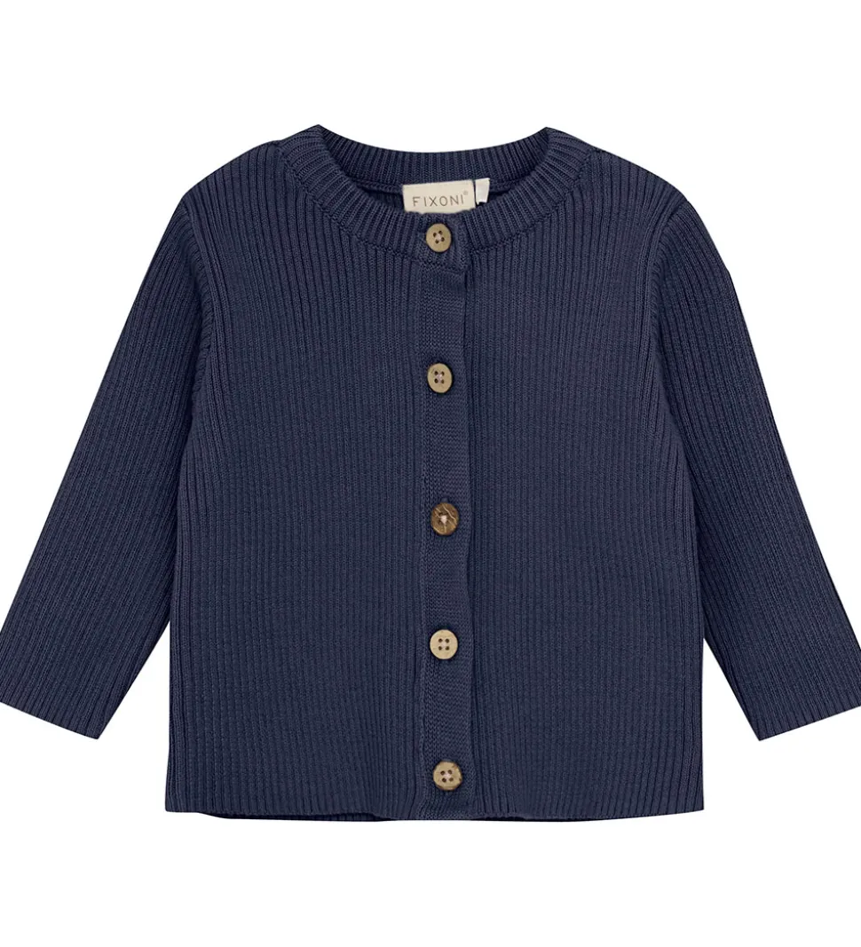 Fixoni Cardigan - Strik - Indigo Blue