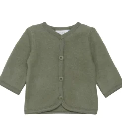 Fixoni Cardigan - Uld - Deep Lichen Green
