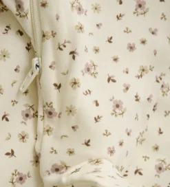 Fixoni Natdragt m/f - Shadow Gray m. Blomster