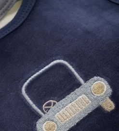 Fixoni Sparkedragt m. Body l/æ - Velour - Indigo Blue