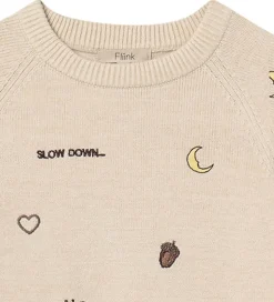 Fliink Bluse - Strik - Viskoseblanding - Benna - Sandshell