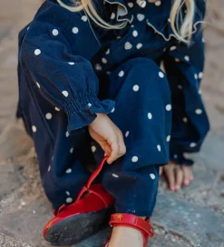 Fliink Bukser - Fløjl - Dolly - Insignia Blue AOP