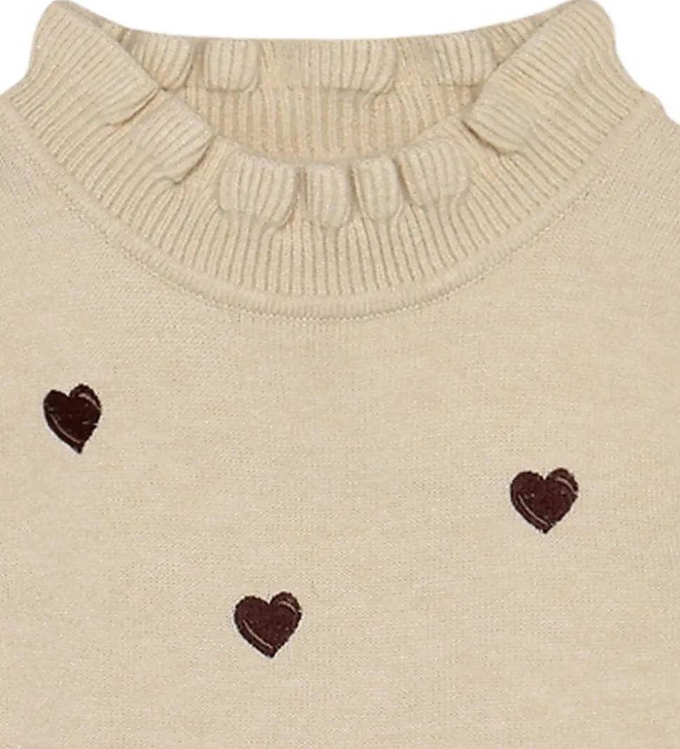 Fliink Kjole - Strik - Viskoseblanding - Benna - Sandshell