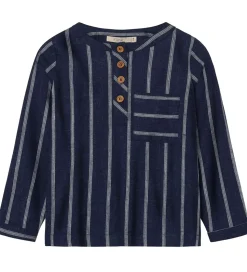 Fliink Skjorte - Vira - Insignia Blue/Sandshell