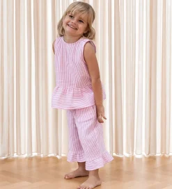 Fliink Top - Ciao - Cloud Dancer/Pink Stripe