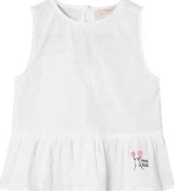 Fliink Top - Zorro - Cloud Dancer m. Hulmønster