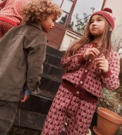 Flöss Cardigan - Strik - Nova - Bordeaux Bow