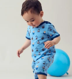 Freds World Sommerdragt - Pirate - All Blue/ Papaya/ Navy