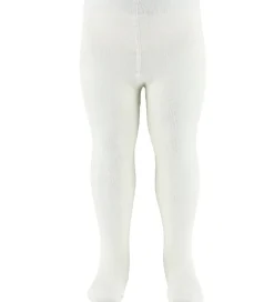 Fuzzies Strømpebukser - Uld/Bomuld - Mælkehvid