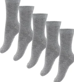 Fuzzies Strømper - 5-pak - Gråmeleret