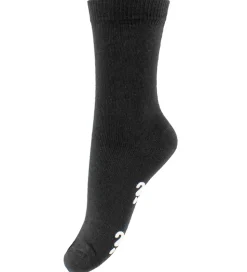 Fuzzies Strømper m. Antiskrid - Sort