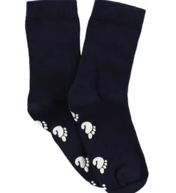 Fuzzies Strømper m. Antiskrid - Navy
